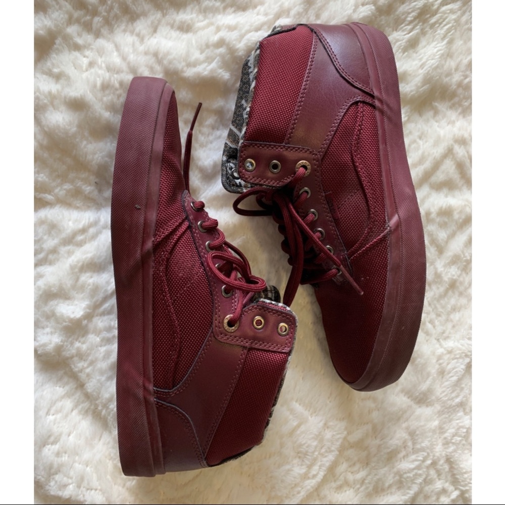 Vans OTW SK8-HI Maroon High-Tops Mens Size 10.5